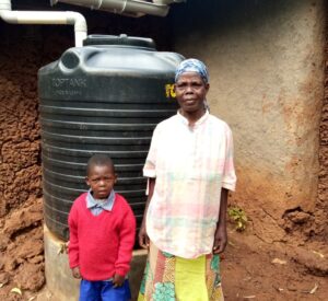 Abraham Othiondo and Grandmother (needy water collection) Jan 2021